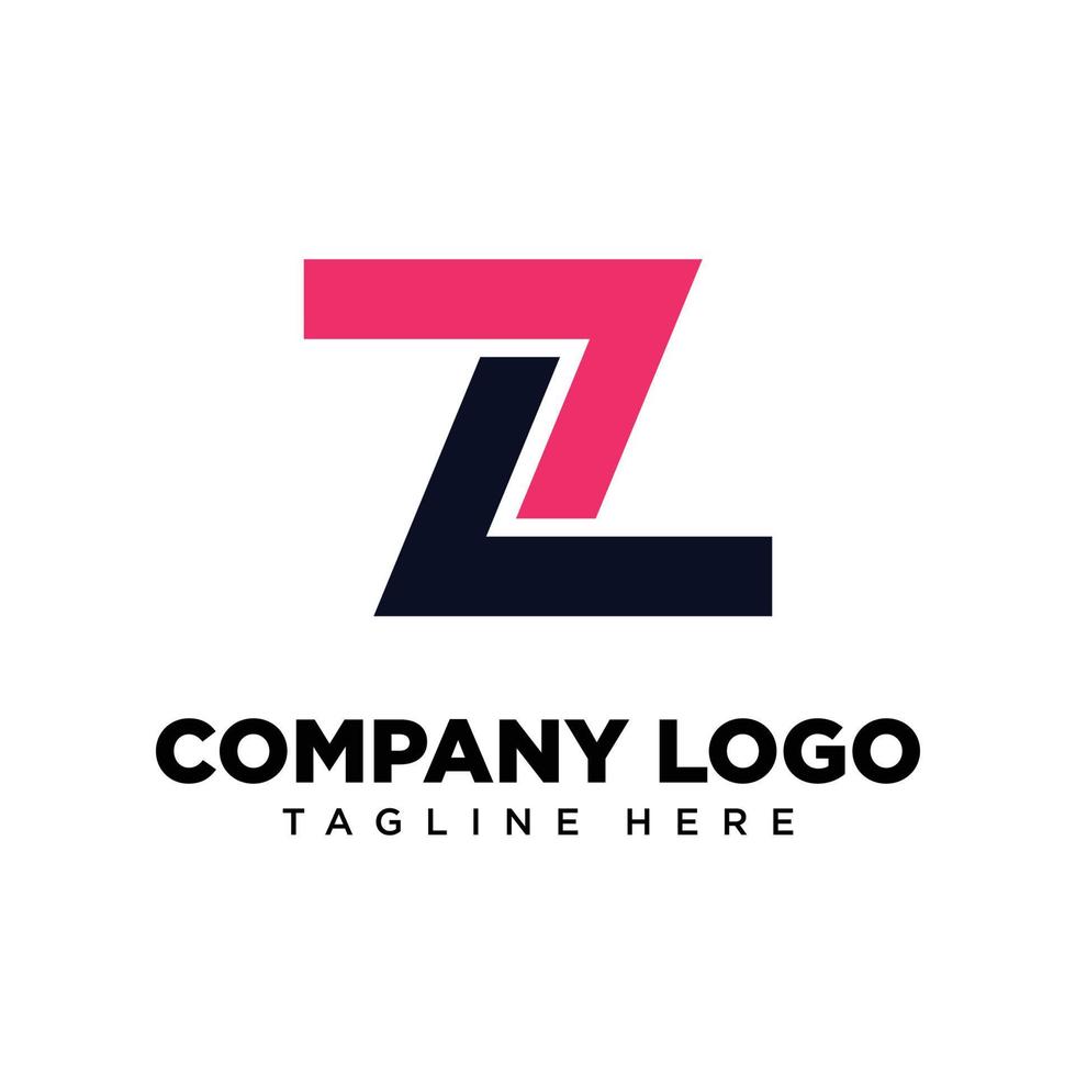 design de logotipo letra z adequado para empresa, comunidade, logotipos pessoais, logotipos de marca vetor