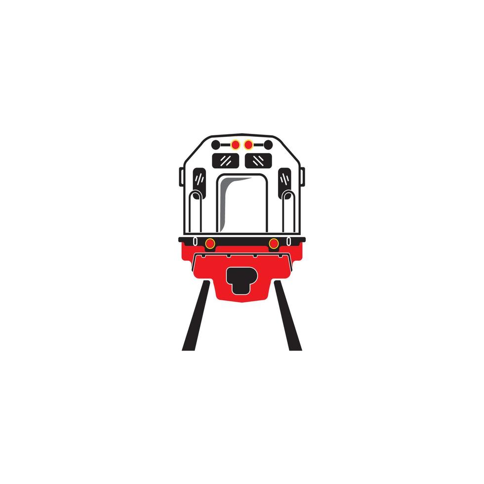 logotipo de ilustração vetorial ícone ferroviário vetor