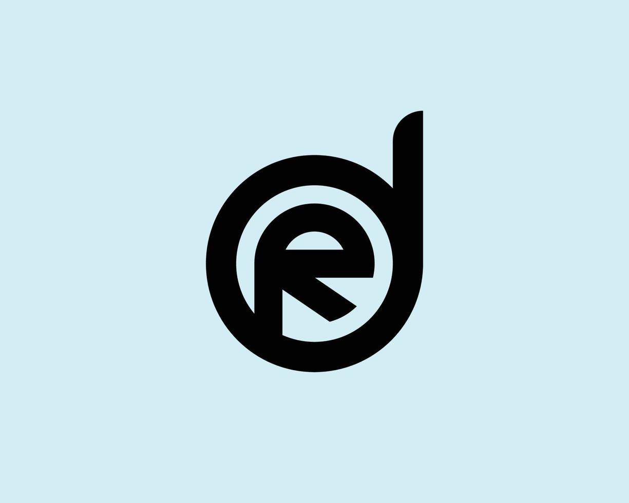 modelo de vetor de design de logotipo dr rd