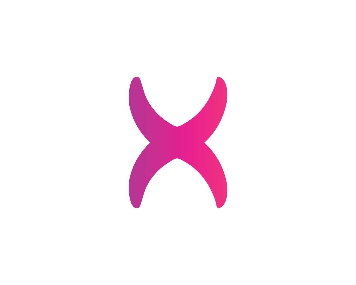 modelo de vetor de design de logotipo x xx