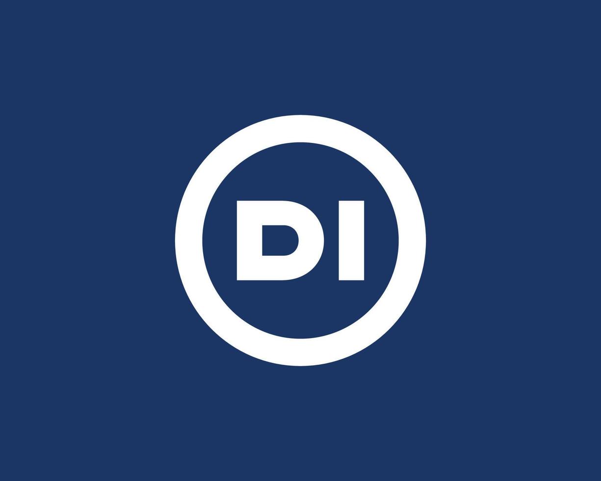 modelo de vetor de design de logotipo di id