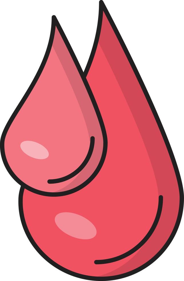 ilustração vetorial de gota de sangue em ícones de símbolos.vector de qualidade background.premium para conceito e design gráfico. vetor