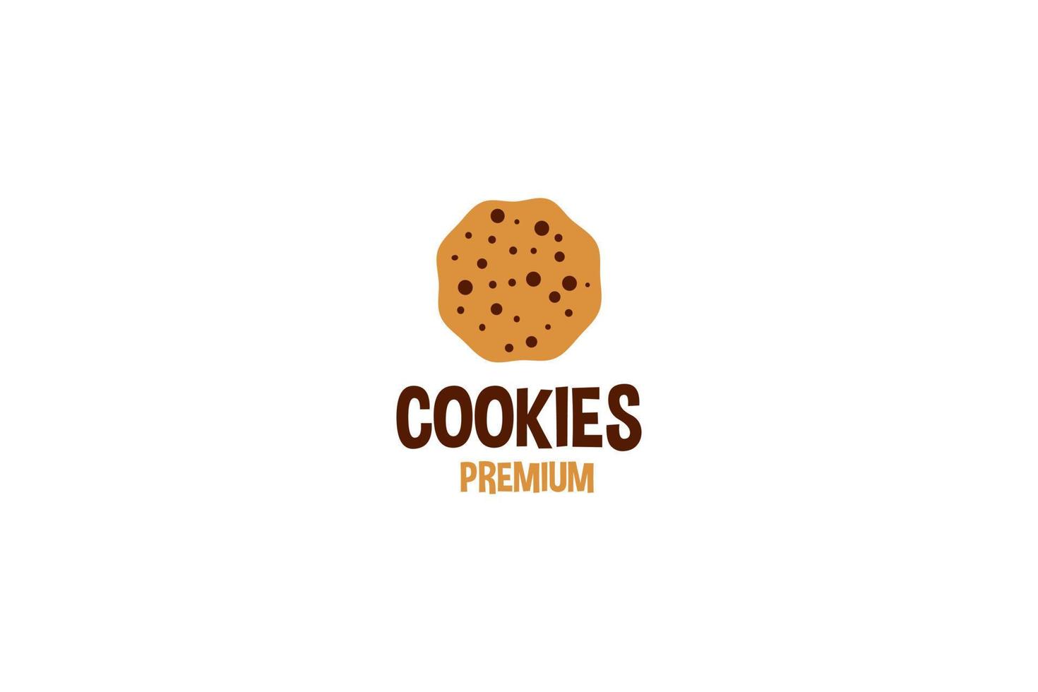 ilustração de modelo de design de logotipo de padaria de biscoito criativo vetor