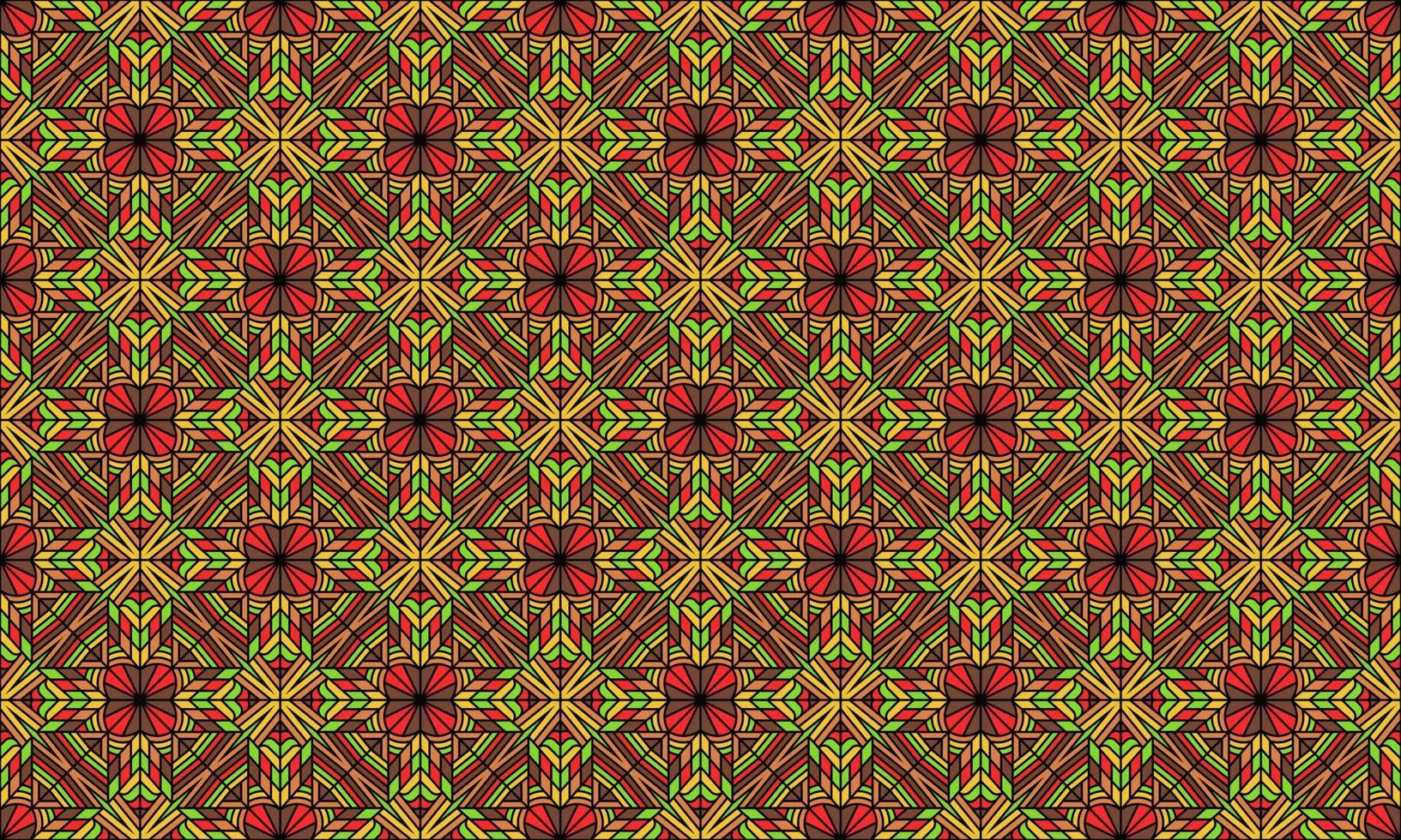 fundo de padrão étnico de batik moderno elegante vetor