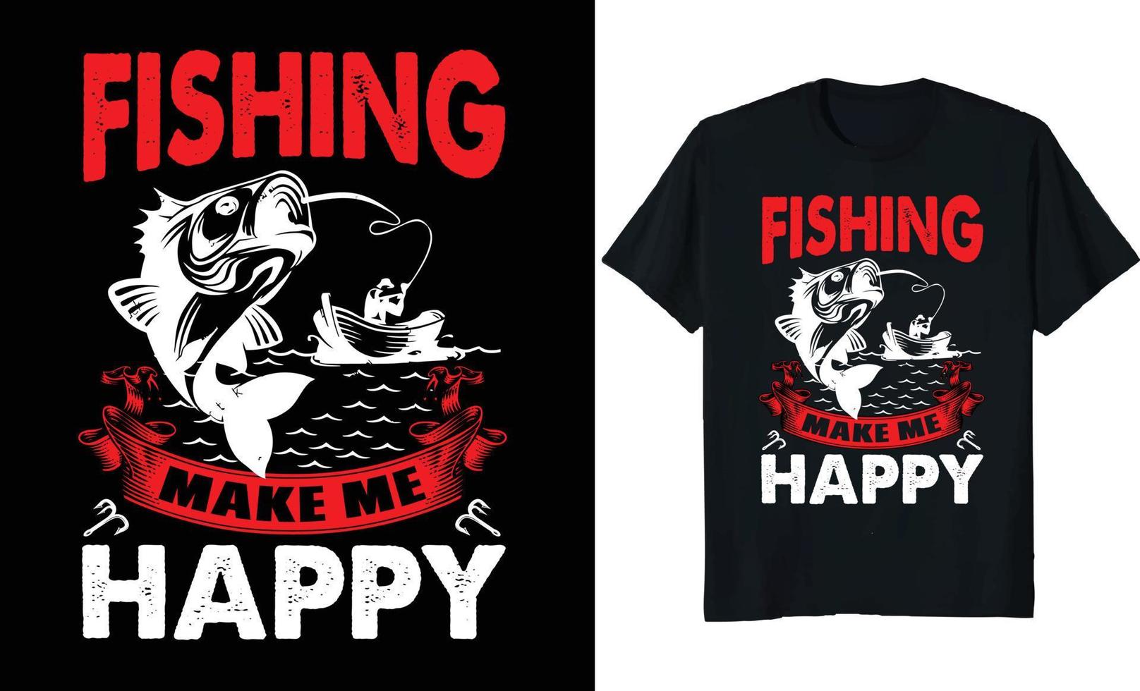 design de camiseta de pesca, design de camiseta de amante de pesca vetor