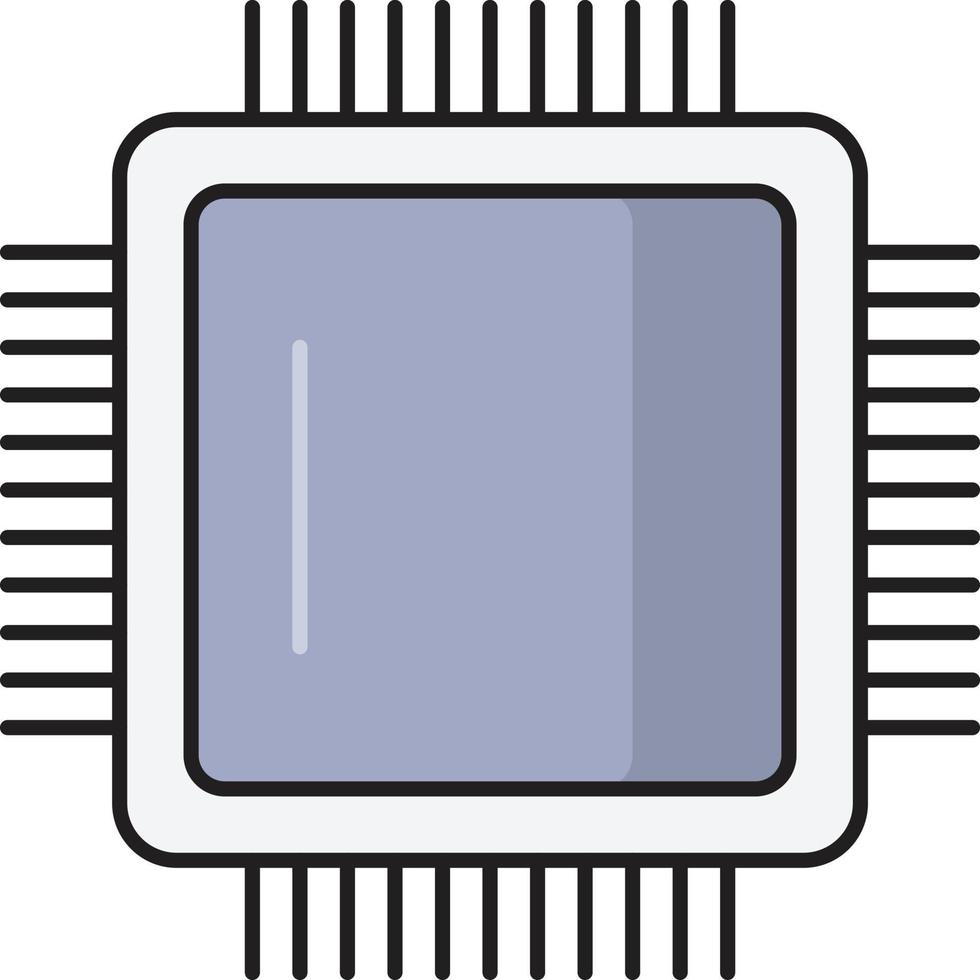 ilustração em vetor cpu em um ícones de symbols.vector de qualidade background.premium para conceito e design gráfico.