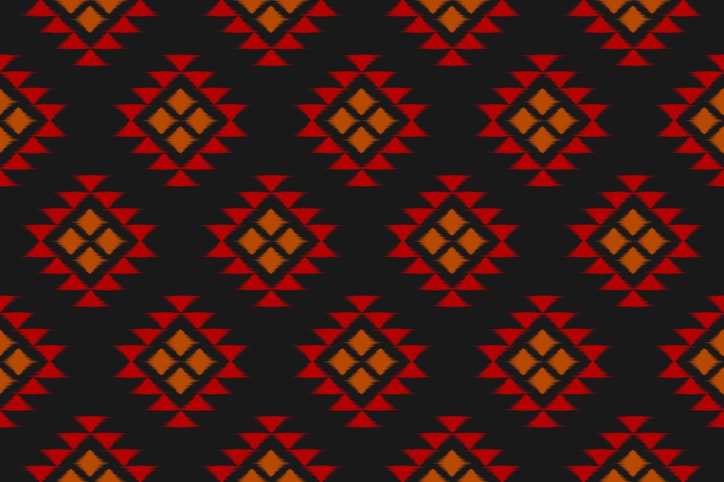 sem costura padrão geométrico étnico ikat em tribal. tecido étnico ikat arte padrão. estilo mexicano. vetor