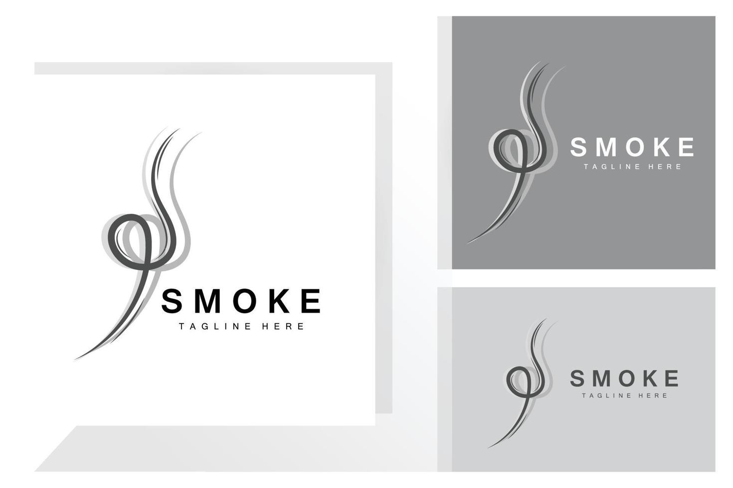vapor vapor logotipo vetor aroma de evaporação quente. ilustração de linha de cheiro, ícone de vapor para cozinhar, trem a vapor, assar, fumar