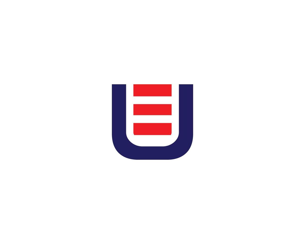 modelo de vetor de design de logotipo da ue