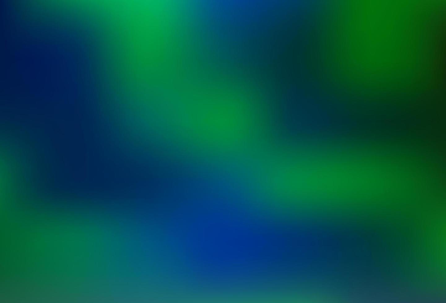 padrão de bokeh abstrato de vetor azul escuro, verde.