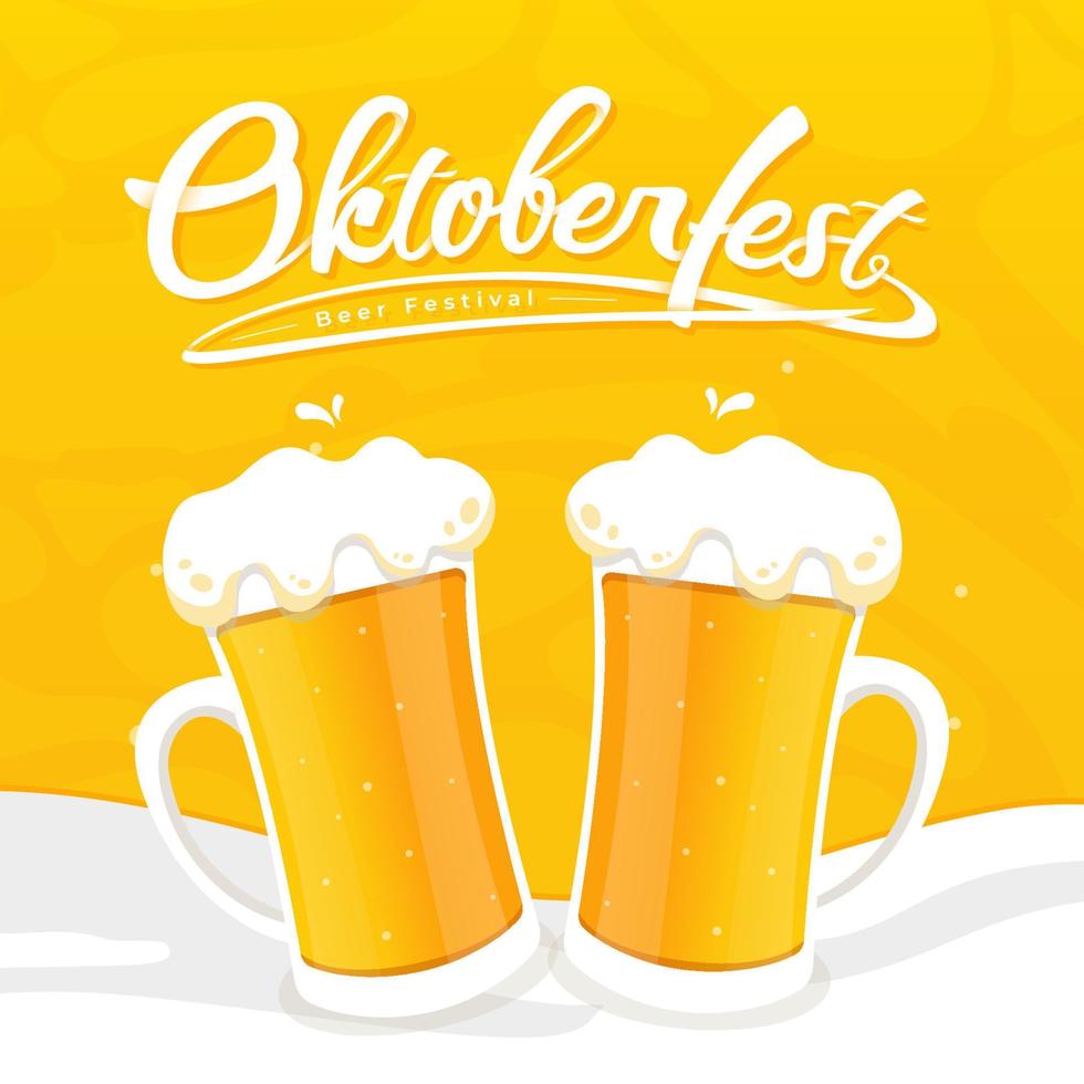 ilustração do conceito oktoberfest vetor