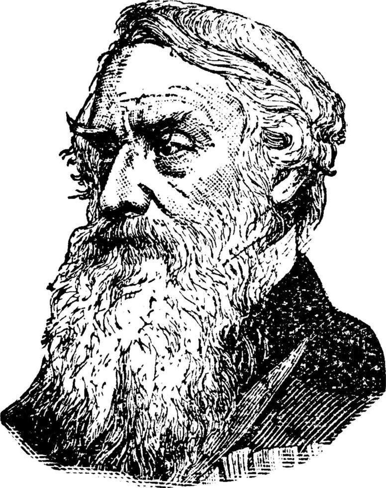 Samuel Morse, ilustração vintage vetor
