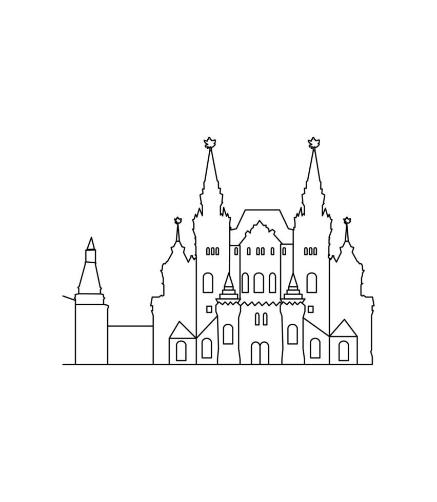 ilustração vetorial de moscou vetor