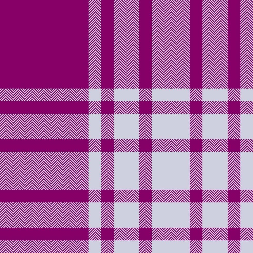 padrão xadrez xadrez em rosa. textura de tecido sem costura. estampa têxtil tartan. vetor