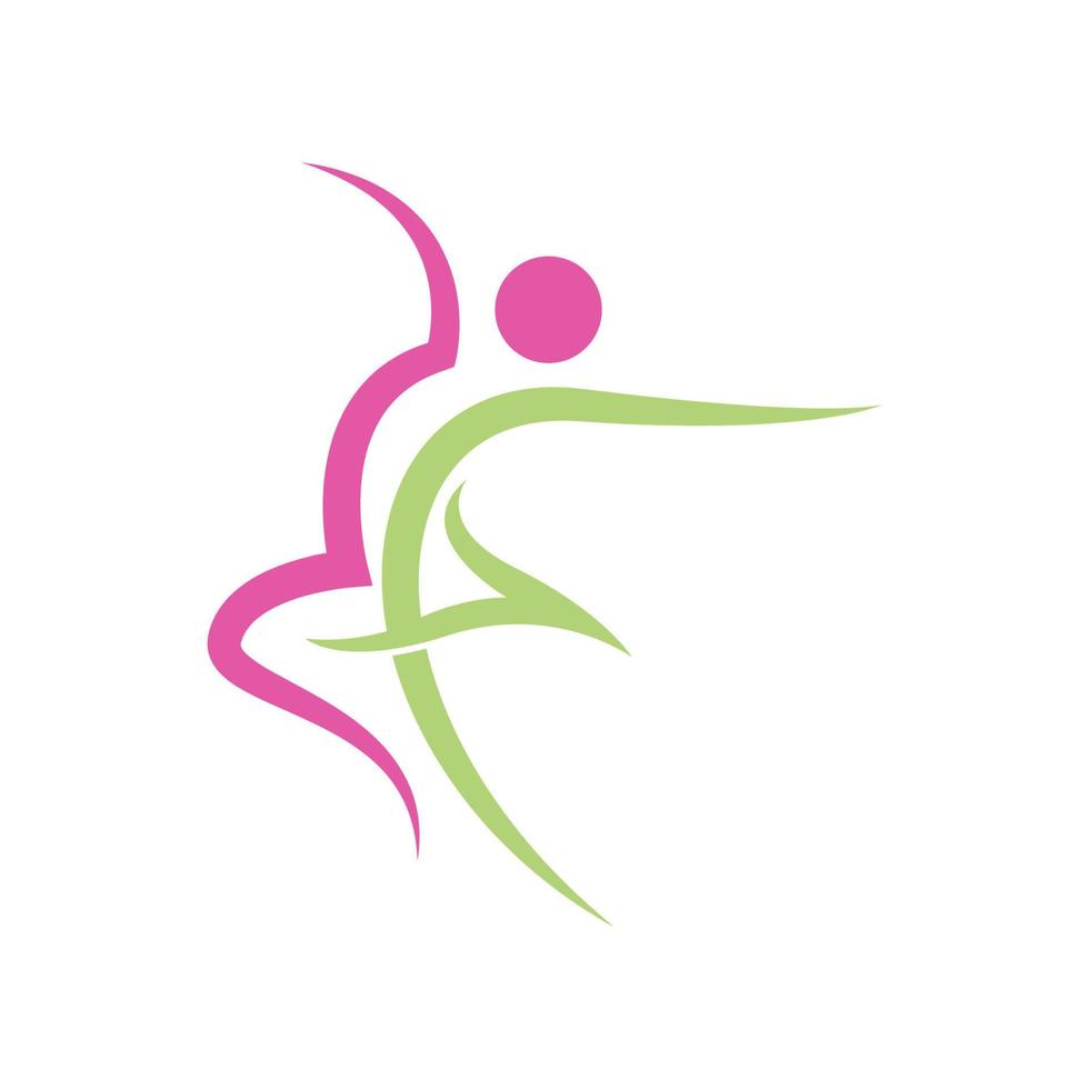 ilustração de logotipo de saúde da mulher vetor