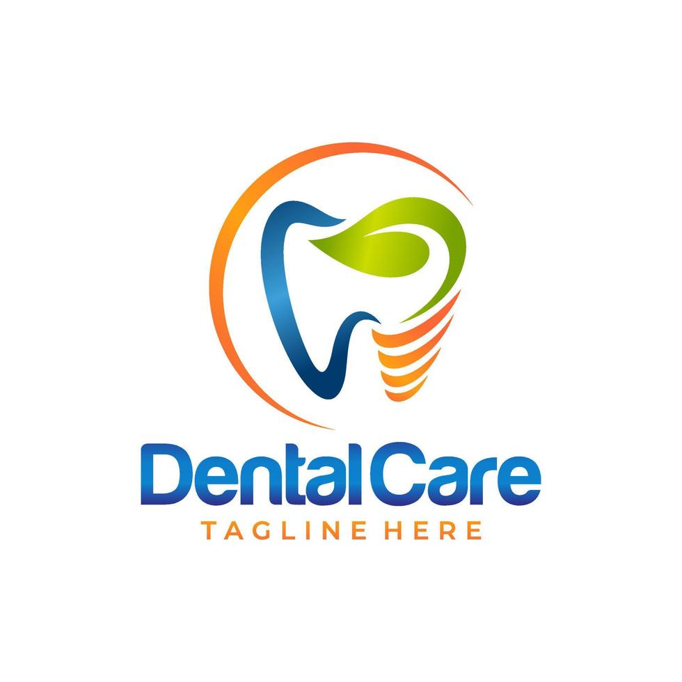design de logotipo odontológico. logotipo de dentista criativo. logotipo de vetor da empresa criativa de clínica odontológica.