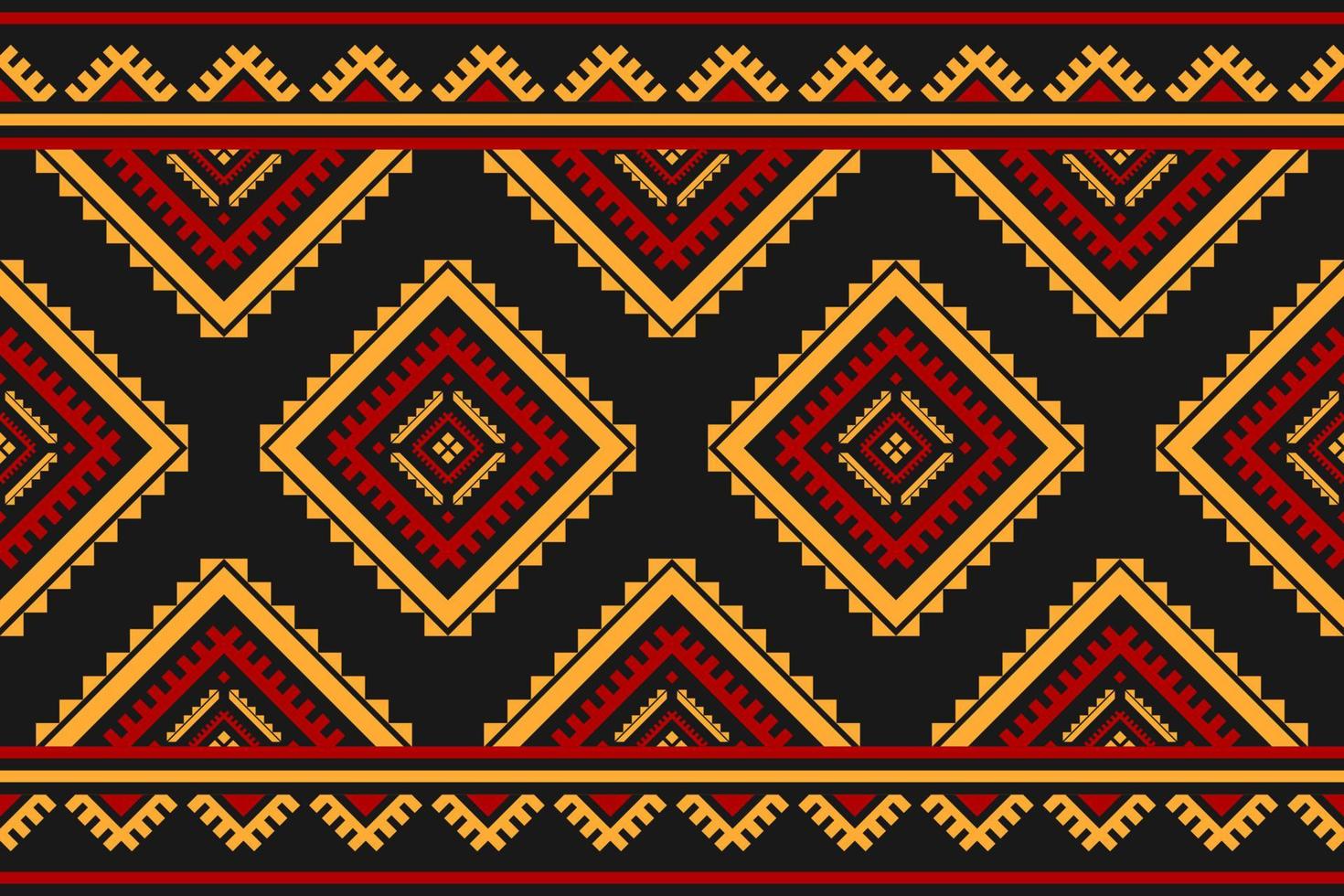 arte de padrão tribal de tapete. padrão geométrico étnico sem costura tradicional. impressão de ornamento étnico asteca. estilo mexicano. vetor