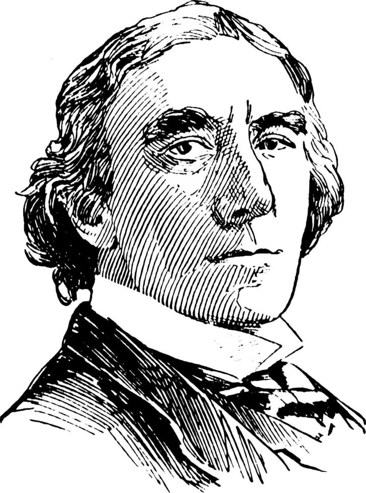 Sir Henry Irving, ilustração vintage vetor