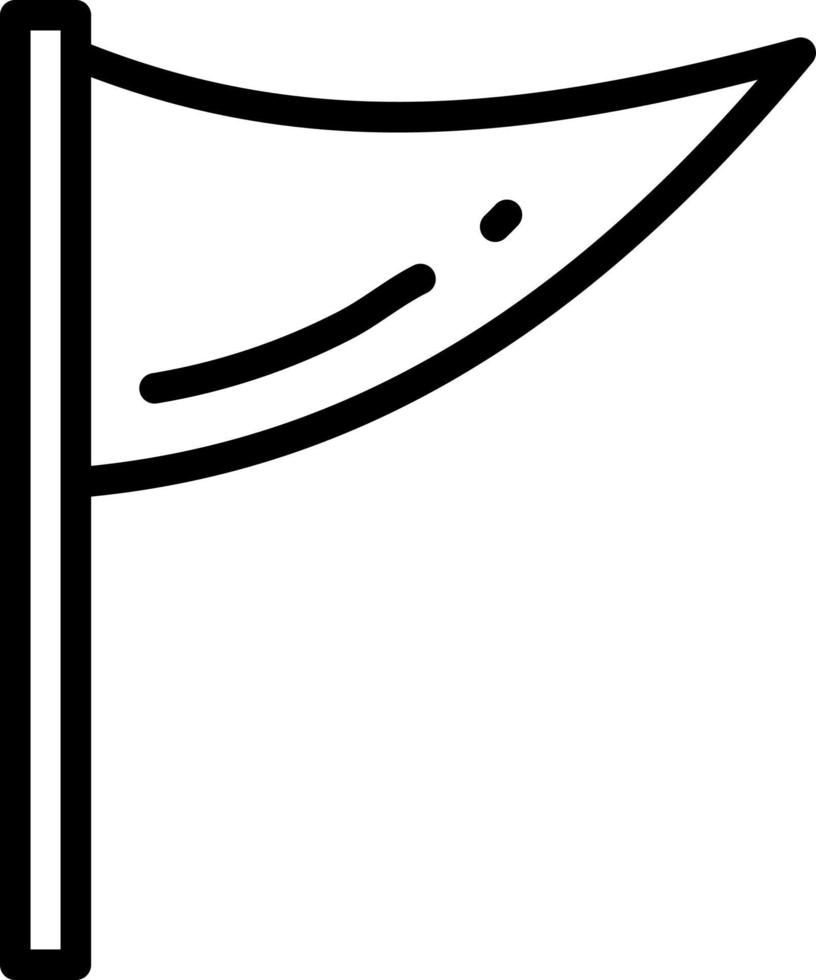 bandeira do triângulo, ilustração, vetor em um fundo branco.