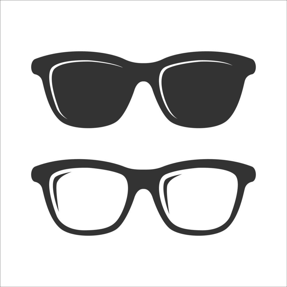 ícone de óculos de sol. vetor de óculos. ilustração de óculos de sol. sinal simples de ícone de óculos.