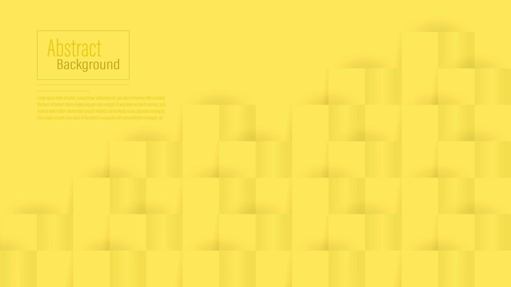 projeto de fundo abstrato textura amarela. papel 3d para livro, pôster, panfleto, capa, site, publicidade. ilustração vetorial vetor