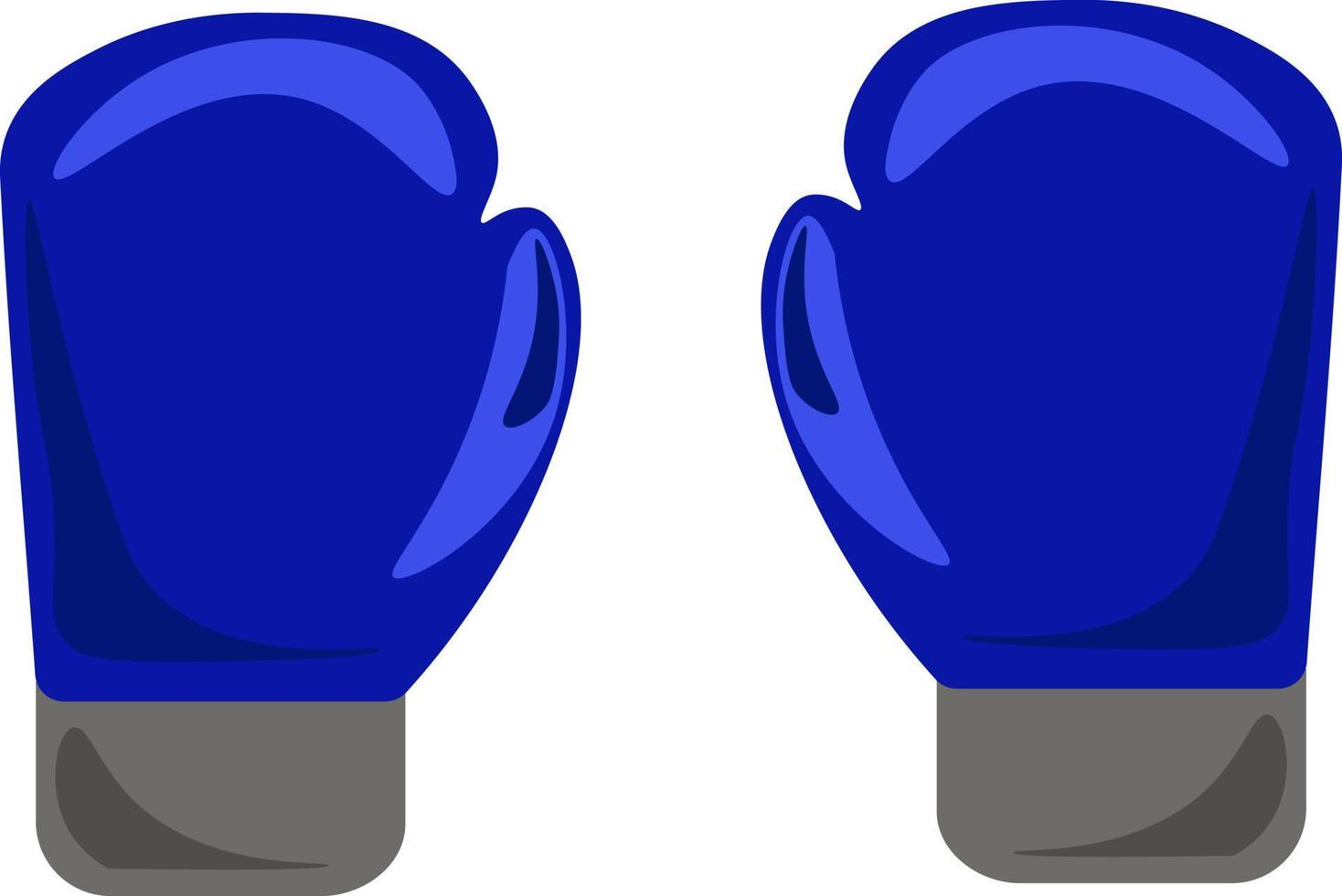 luvas de boxe, ilustração, vetor em fundo branco.