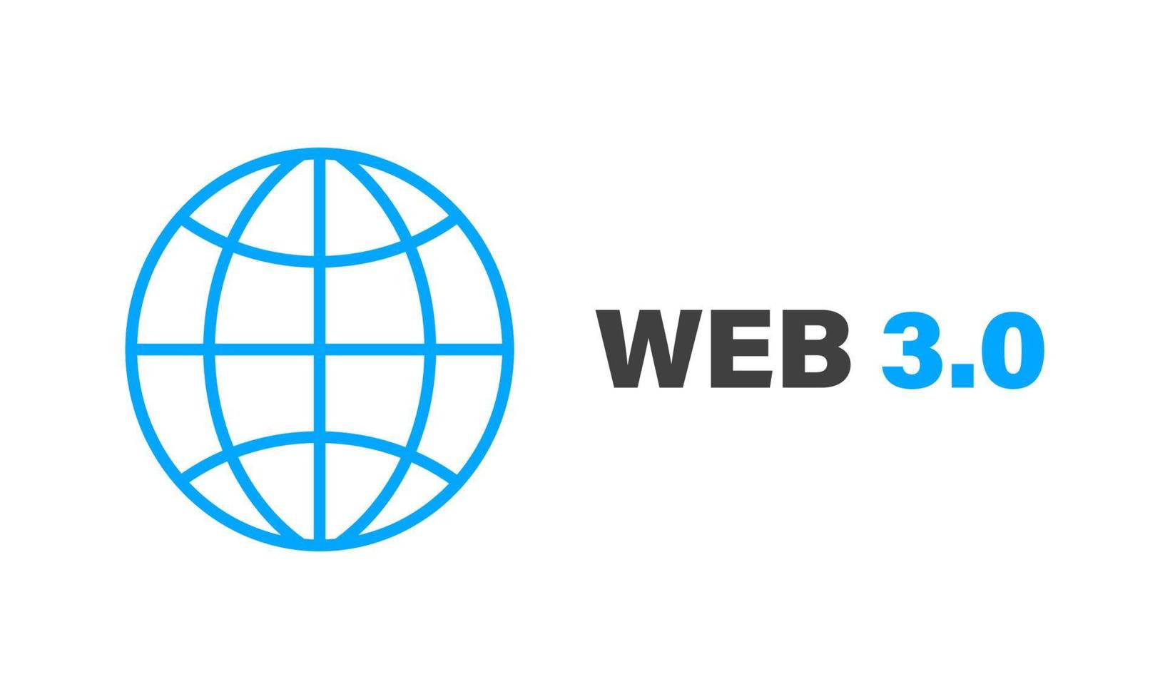 banner de tecnologia de internet avançada web 3.0. adequado para aplicativos ou páginas da web. vetor