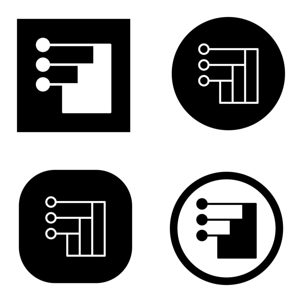 ícone de janela quadrada com fundo diferente, pode ser usado para sinal ou símbolo no trabalho vetor