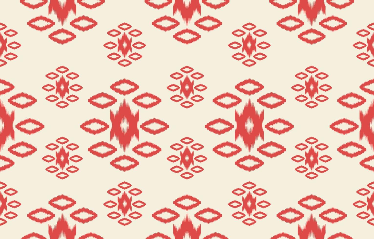 padrão sem emenda de tecido ikat. estilo étnico geométrico. design para fundos, tapete, tapete, sarongue, roupas. ilustração vetorial concept.christmas e ano novo inverno ikat. padrão de tricô. vetor