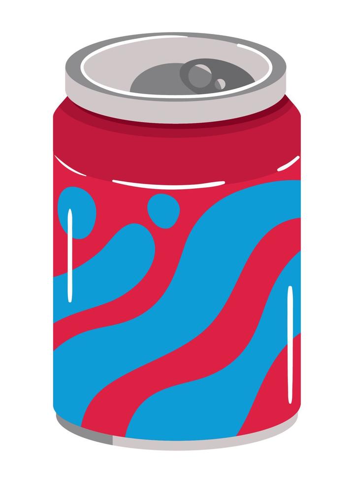 ícone de lata de bebida vetor