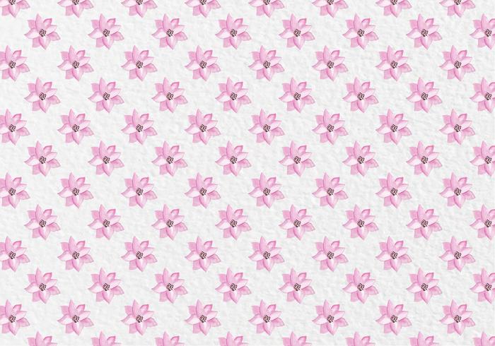 Pink Pattern Free Vector Primavera Watercolor Flowers