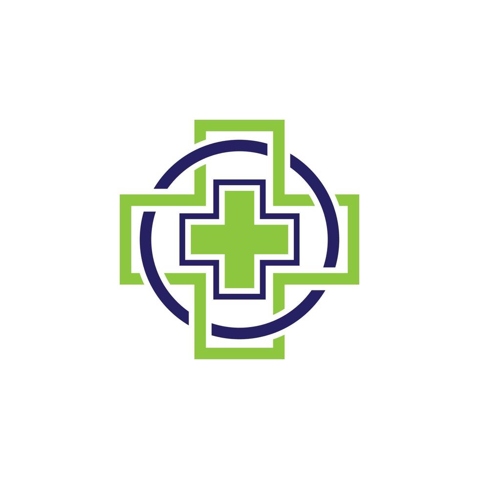 vetor de modelo de logotipo médico de saúde