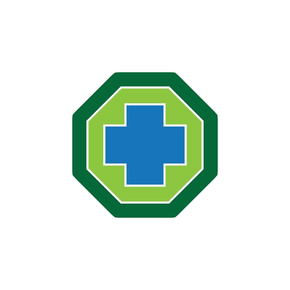 vetor de modelo de logotipo médico de saúde