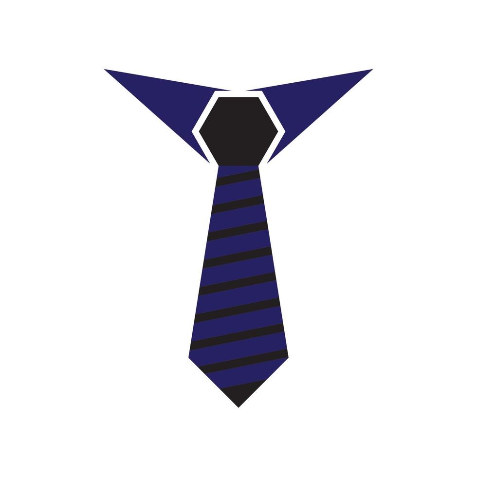 design de vetor de ícone de símbolo de gravata de logotipo