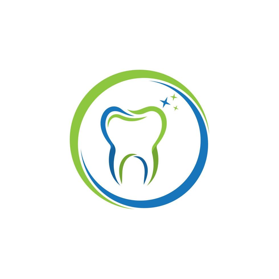 ilustração em vetor modelo logotipo dental