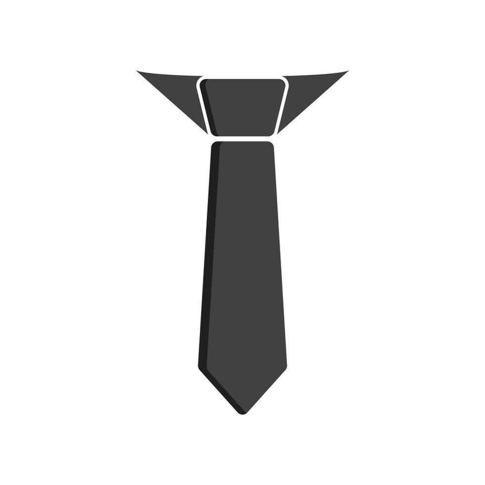 design de vetor de ícone de símbolo de gravata de logotipo