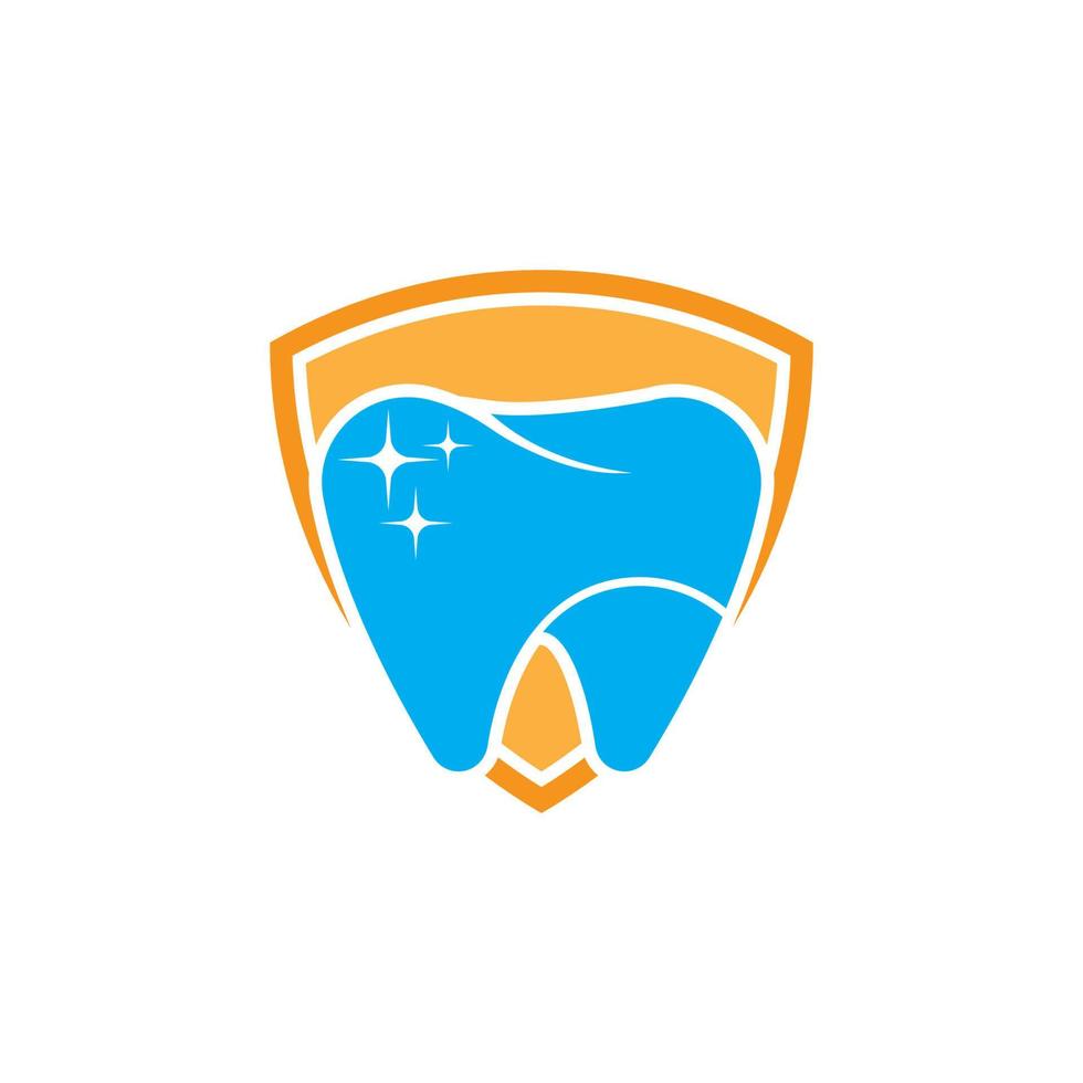 ilustração em vetor modelo logotipo dental