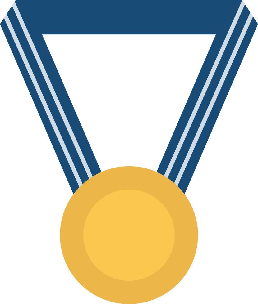 medalha de ouro do futebol, ilustração, vetor em fundo branco.