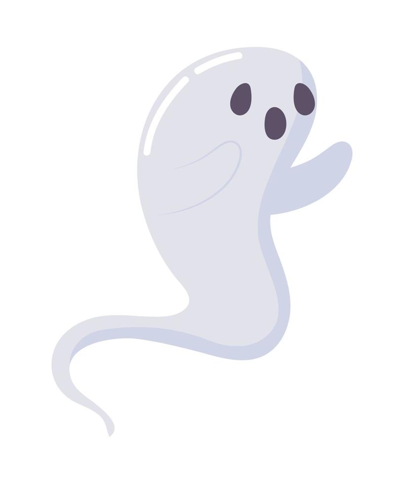 personagem fantasma fofo vetor