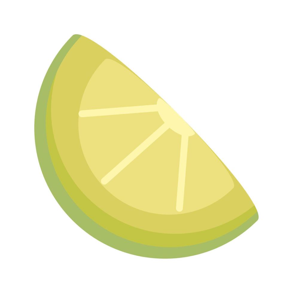 ícone de fatia de limão vetor
