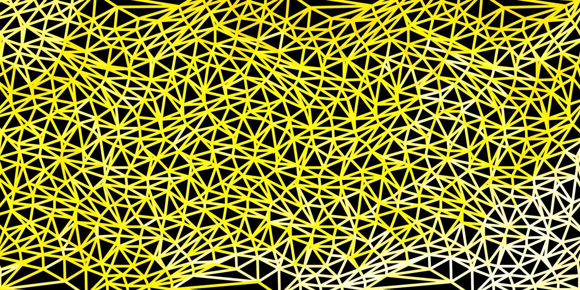 layout de polígono gradiente de vetor amarelo claro.