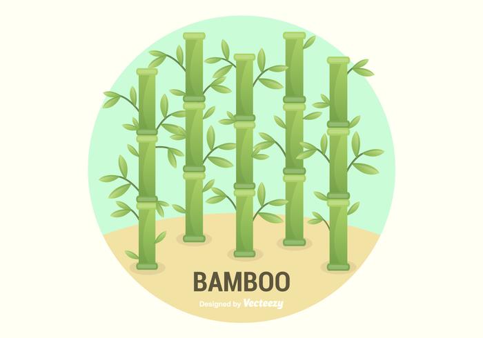 Livre Ilustração de bambu do vetor