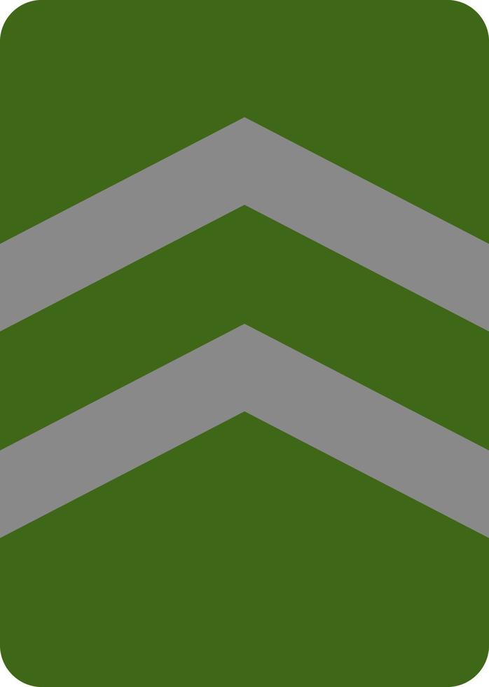 marca de ombro do exército verde, ilustração, vetor em fundo branco.