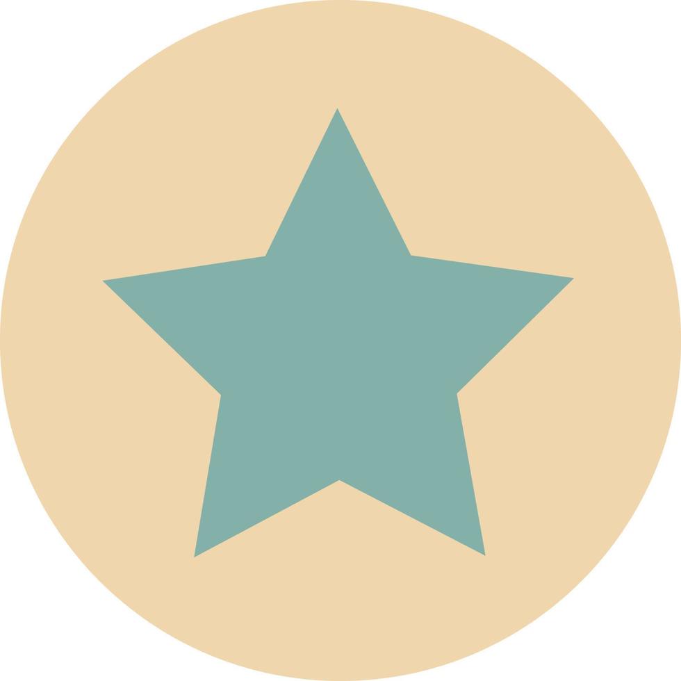 ícone de estrela de natal vetor
