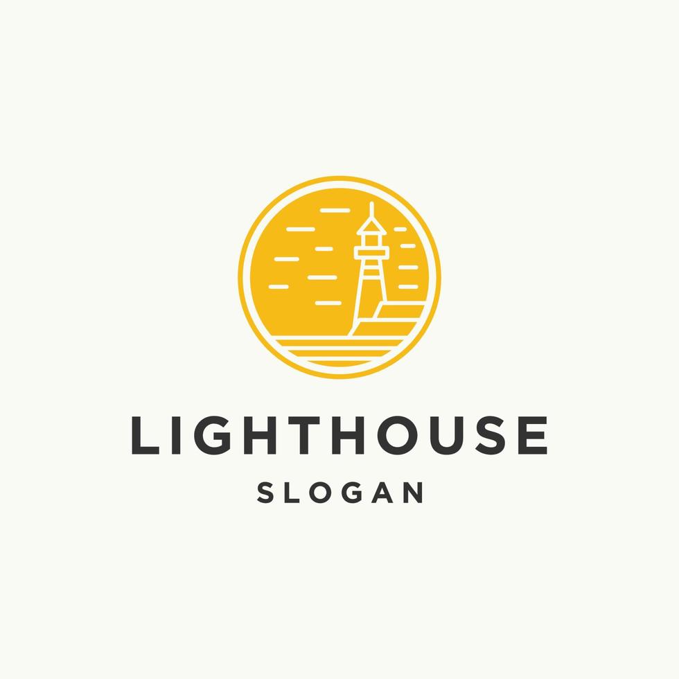 ilustração em vetor modelo de design de ícone de logotipo de casa de luz