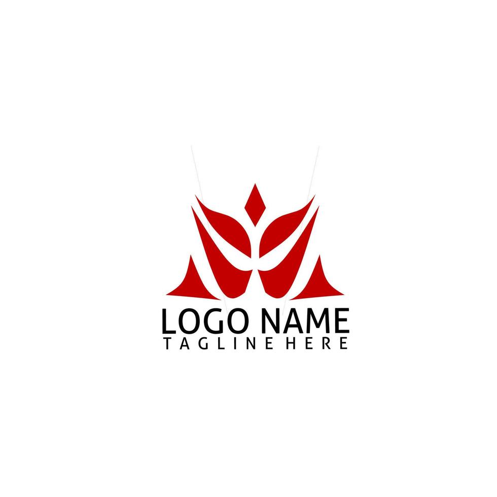 um logotipo abstrato de uma flor desabrochando é adequado para uma empresa que tem um slogan para crescer e se desenvolver vetor