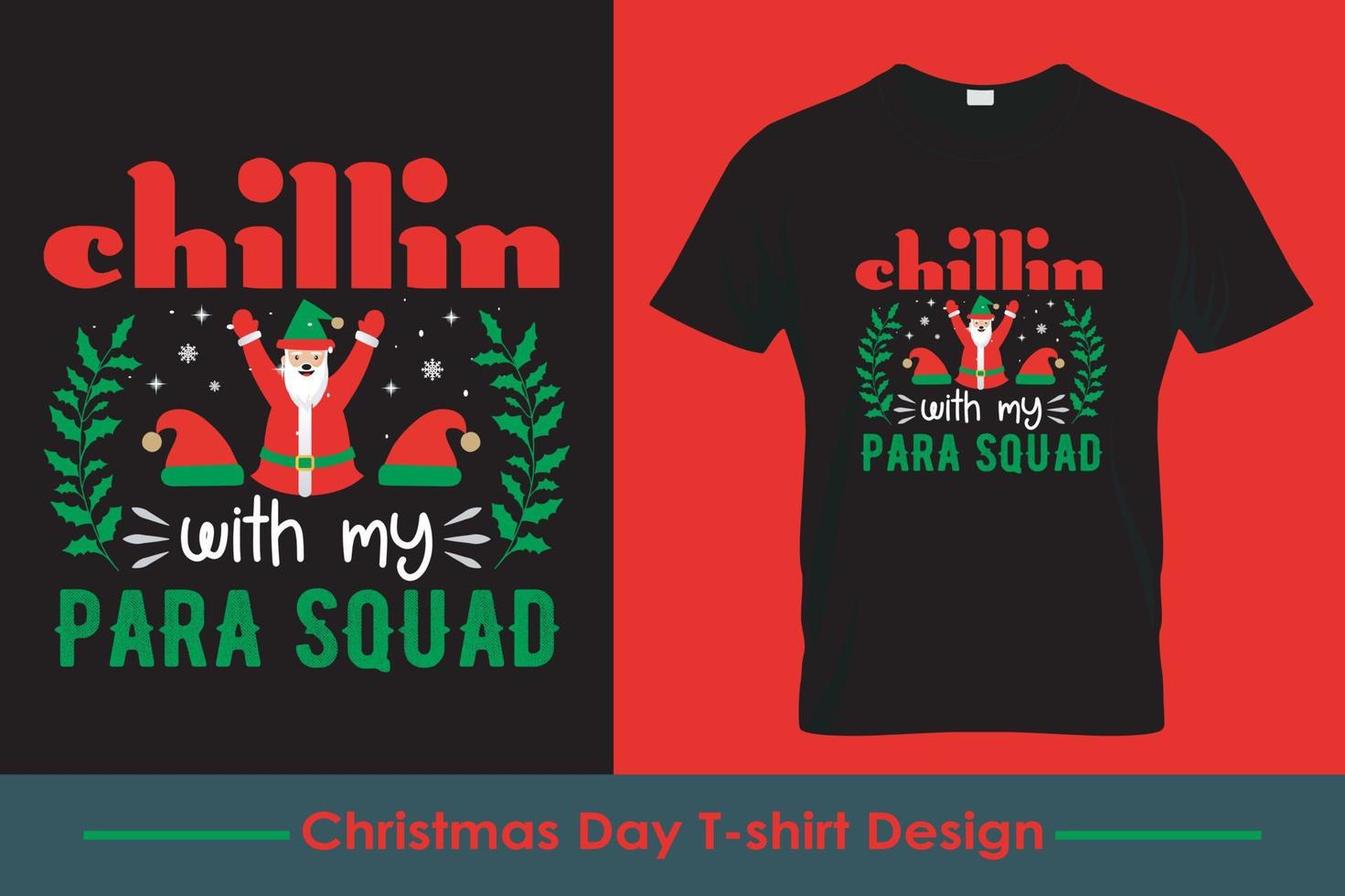 design de camiseta de natal. gráficos vetoriais de natal. vetor profissional de design de camiseta