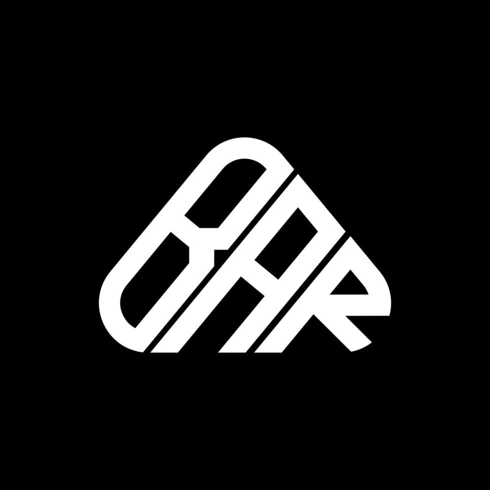 bar carta logotipo design criativo com gráfico vetorial, bar logotipo simples e moderno em forma de triângulo redondo. vetor