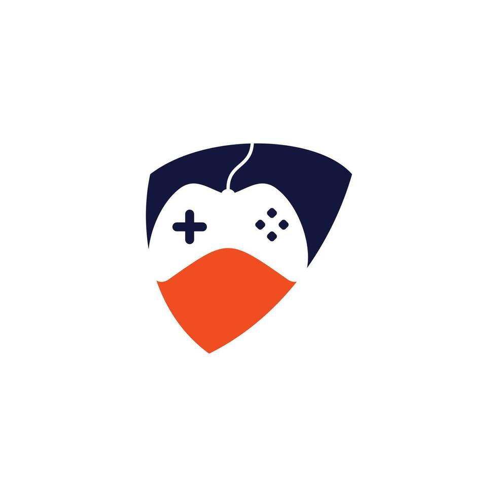 modelo de design de logotipo do jogo. stick logotipo do ícone do jogo. vetor