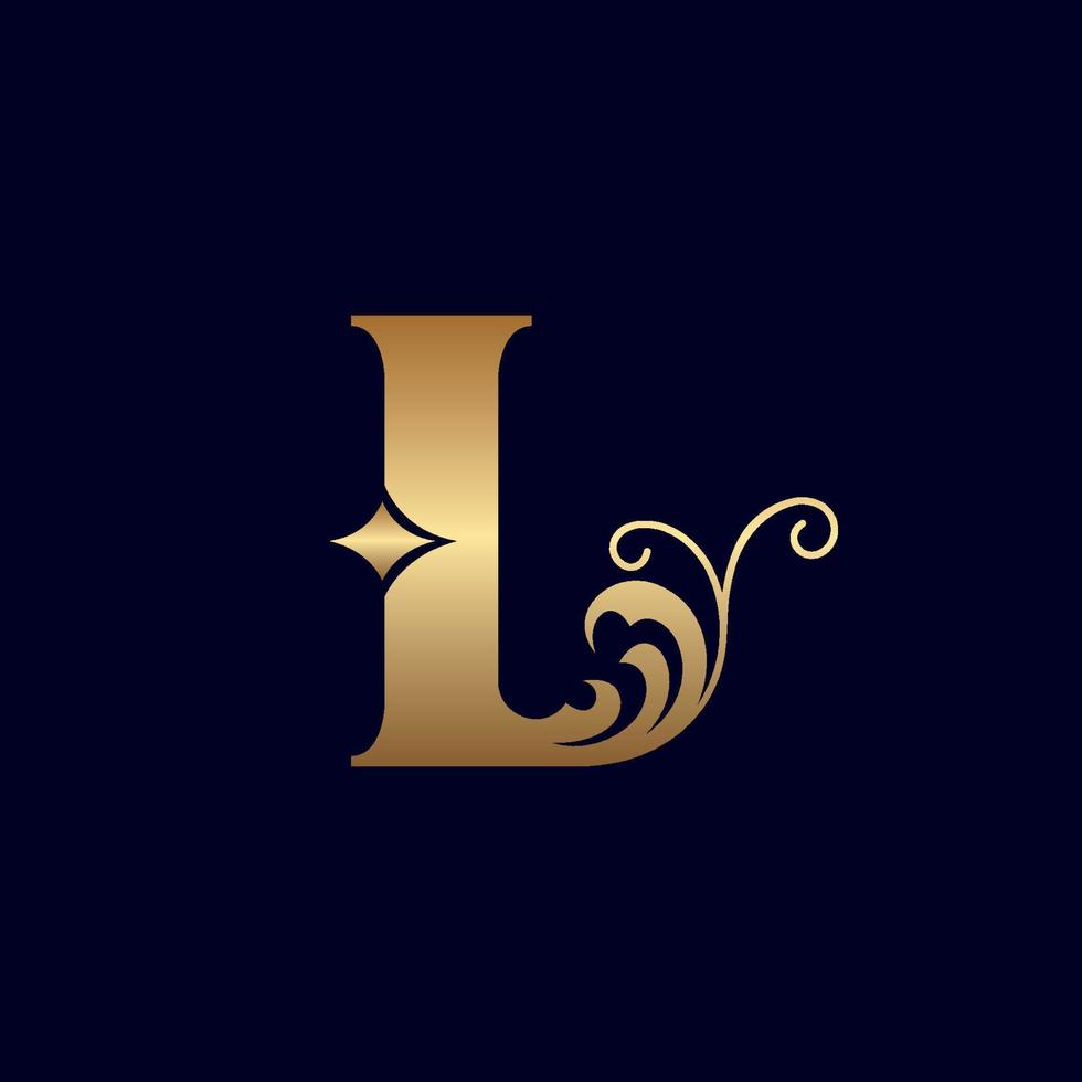 design de logotipo de joias l ornamentado vetor